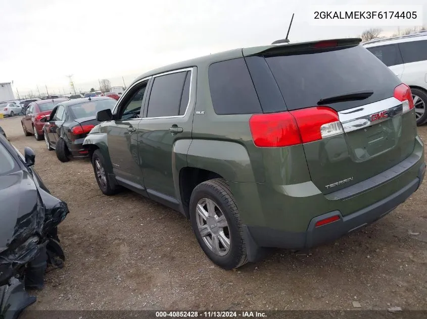 2015 GMC Terrain Sle-1 VIN: 2GKALMEK3F6174405 Lot: 40852428