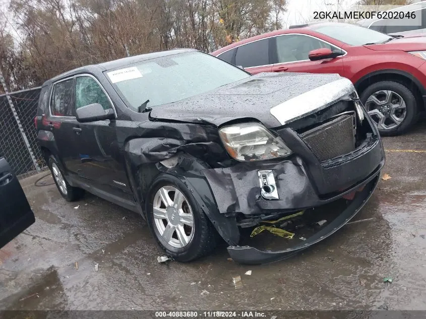 2015 GMC Terrain Sle-1 VIN: 2GKALMEK0F6202046 Lot: 40883680