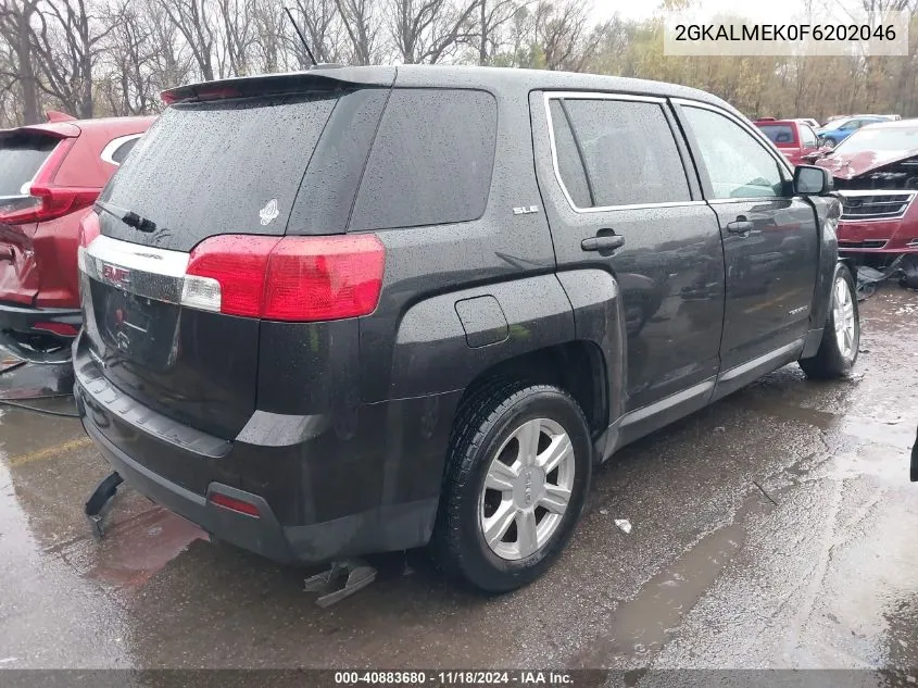 2015 GMC Terrain Sle-1 VIN: 2GKALMEK0F6202046 Lot: 40883680