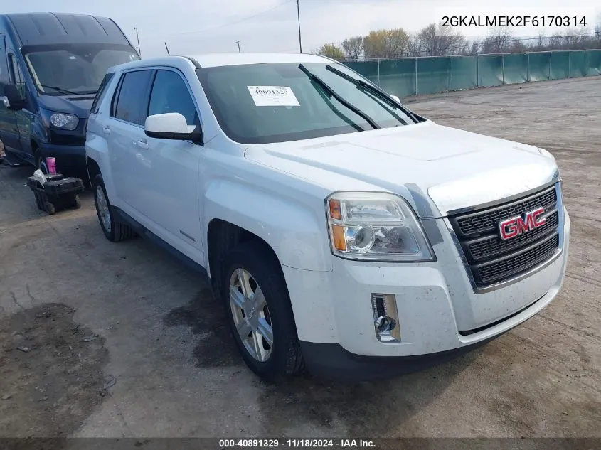 2015 GMC Terrain Sle-1 VIN: 2GKALMEK2F6170314 Lot: 40891329