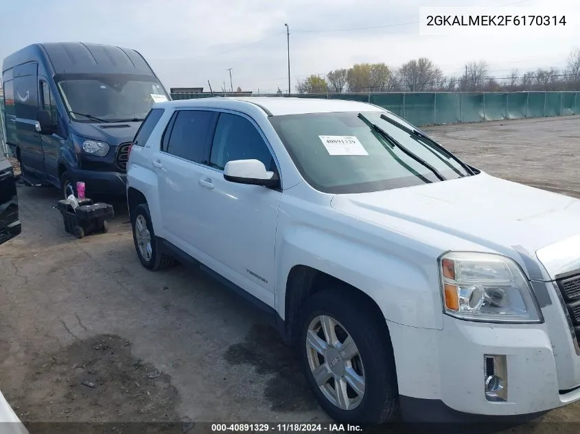 2015 GMC Terrain Sle-1 VIN: 2GKALMEK2F6170314 Lot: 40891329