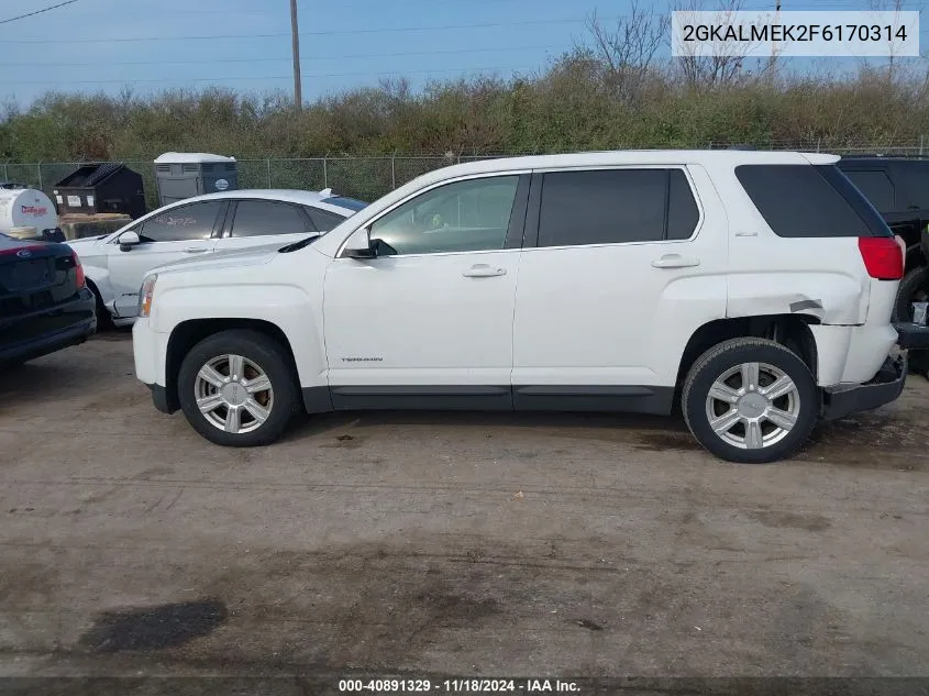 2015 GMC Terrain Sle-1 VIN: 2GKALMEK2F6170314 Lot: 40891329