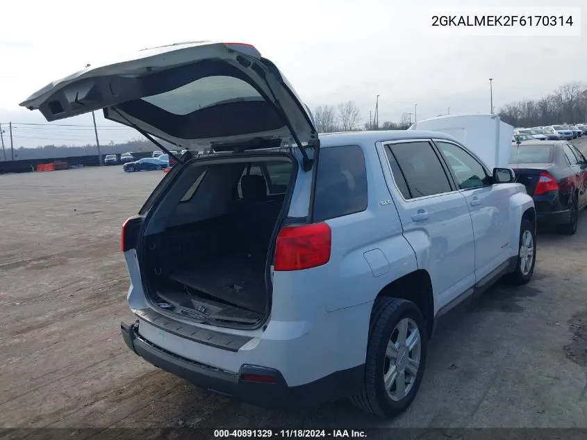 2015 GMC Terrain Sle-1 VIN: 2GKALMEK2F6170314 Lot: 40891329