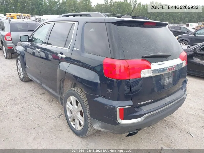 2GKFLTEK4G6266933 2016 GMC Terrain Sle