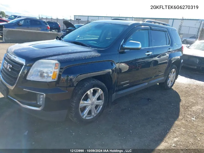 2016 GMC Terrain VIN: 2GKFLTEK6G6270319 Lot: 12123998