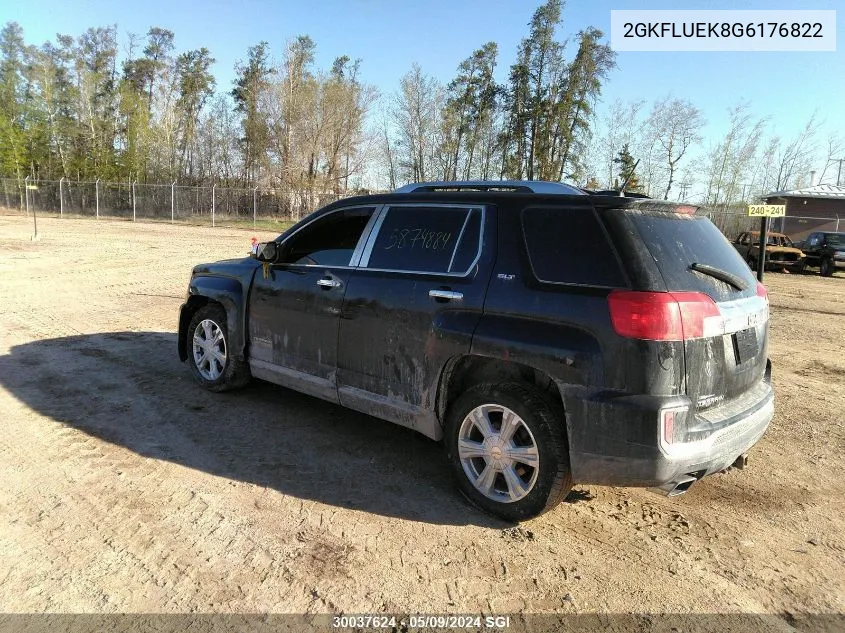 2016 GMC Terrain Slt VIN: 2GKFLUEK8G6176822 Lot: 30037624