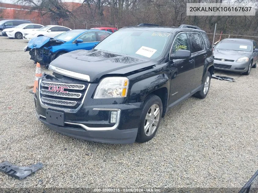 2016 GMC Terrain Sle-2 VIN: 2GKALNEK1G6167637 Lot: 38900215