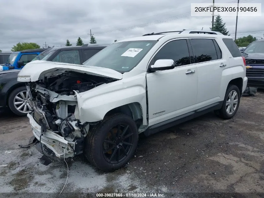 2016 GMC Terrain Slt VIN: 2GKFLPE3XG6190456 Lot: 39827865