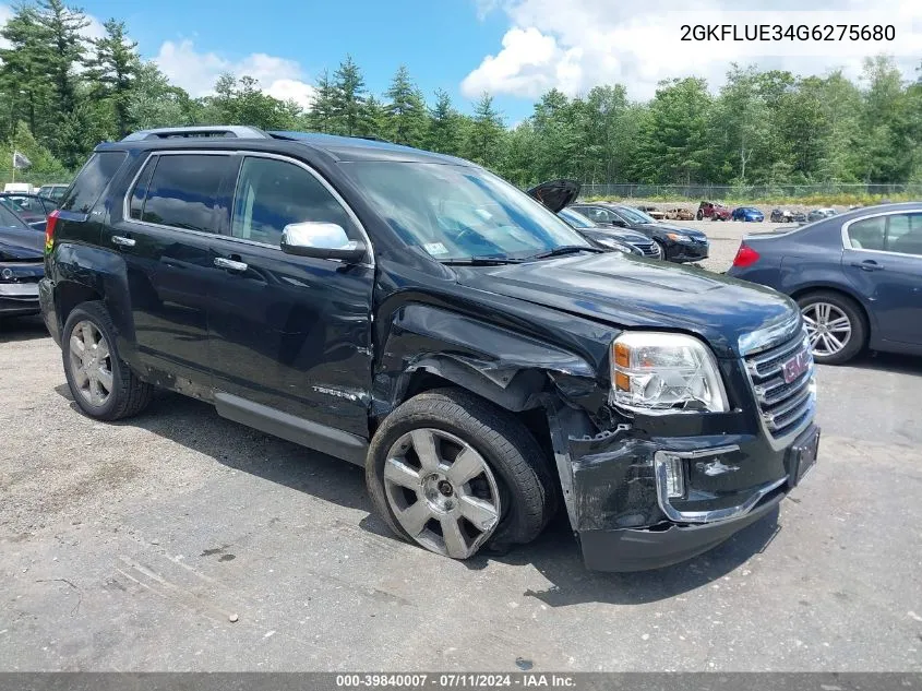 2016 GMC Terrain Slt VIN: 2GKFLUE34G6275680 Lot: 40421109