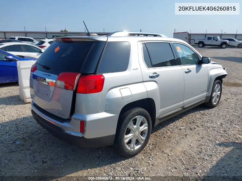 2GKFLUEK4G6260815 2016 GMC Terrain Slt