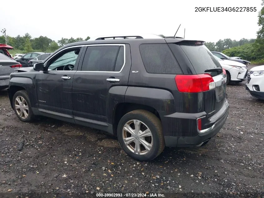 2016 GMC Terrain Slt VIN: 2GKFLUE34G6227855 Lot: 39902993