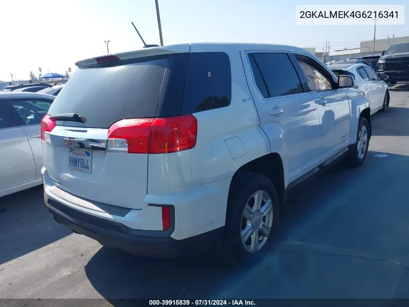 2GKALMEK4G6216341 2016 GMC Terrain Sle-1