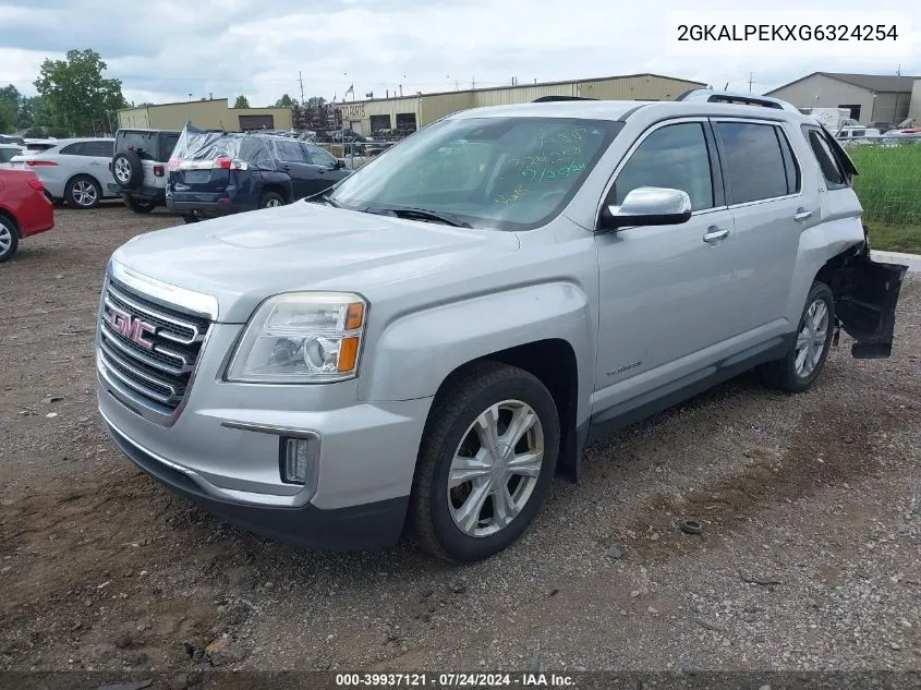 2016 GMC Terrain Slt VIN: 2GKALPEKXG6324254 Lot: 39937121