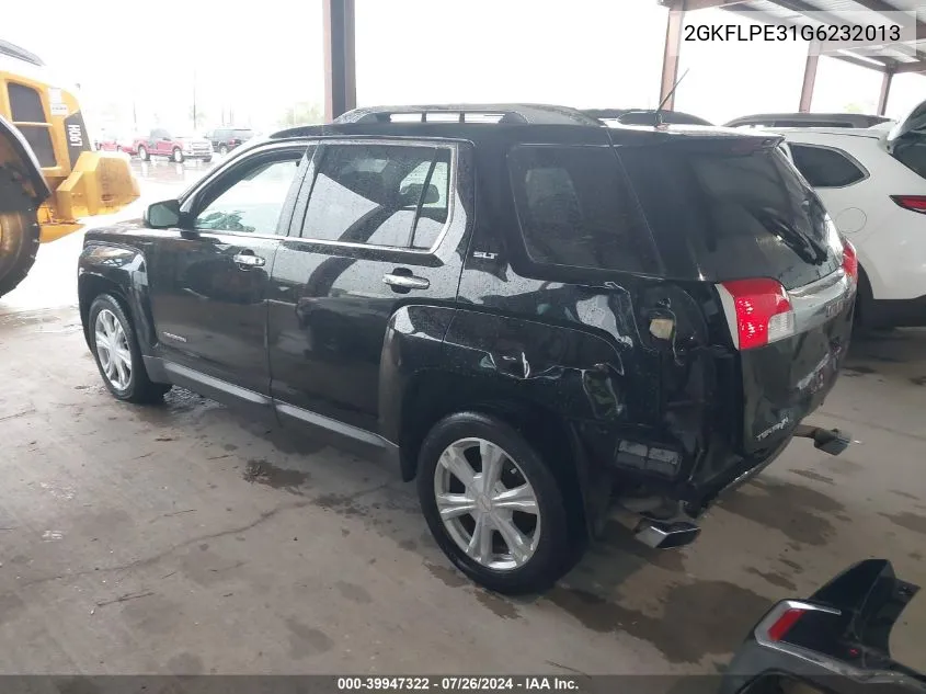 2GKFLPE31G6232013 2016 GMC Terrain Slt