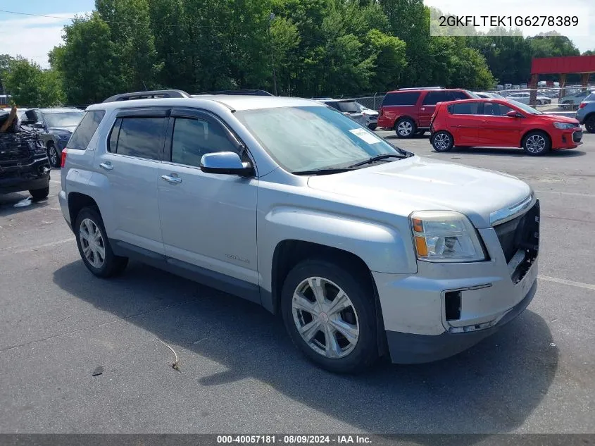 2016 GMC Terrain Sle-2 VIN: 2GKFLTEK1G6278389 Lot: 40057181