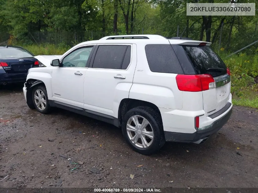 2016 GMC Terrain Slt VIN: 2GKFLUE33G6207080 Lot: 40068769