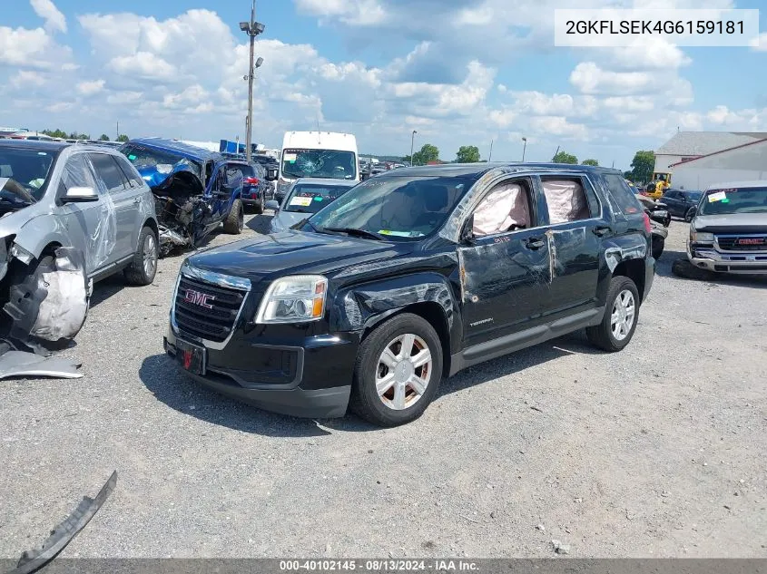 2016 GMC Terrain Sle-1 VIN: 2GKFLSEK4G6159181 Lot: 40102145