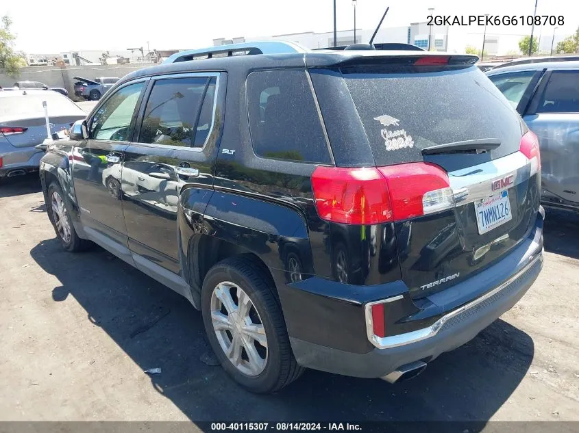 2GKALPEK6G6108708 2016 GMC Terrain Slt