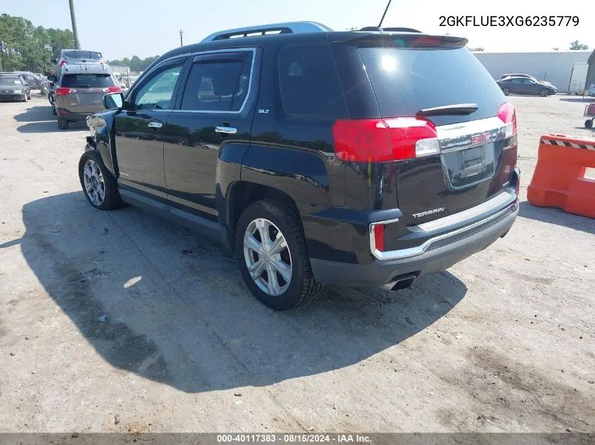 2016 GMC Terrain Slt VIN: 2GKFLUE3XG6235779 Lot: 40117383