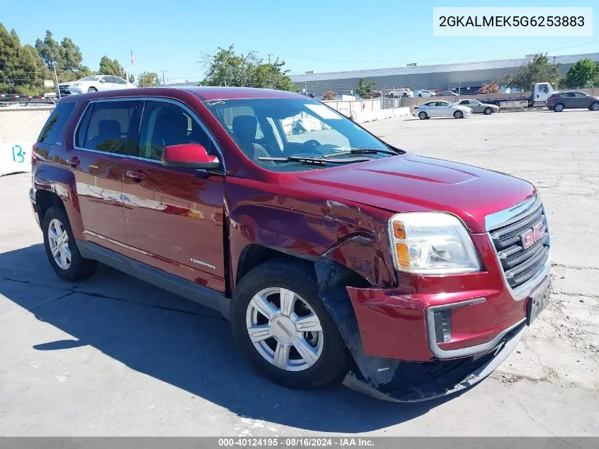 2GKALMEK5G6253883 2016 GMC Terrain Sle-1