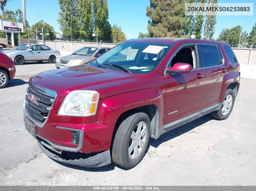 2GKALMEK5G6253883 2016 GMC Terrain Sle-1