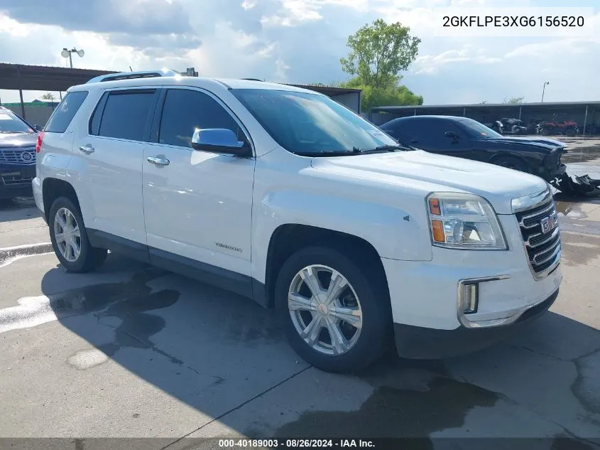 2016 GMC Terrain Slt VIN: 2GKFLPE3XG6156520 Lot: 40189003