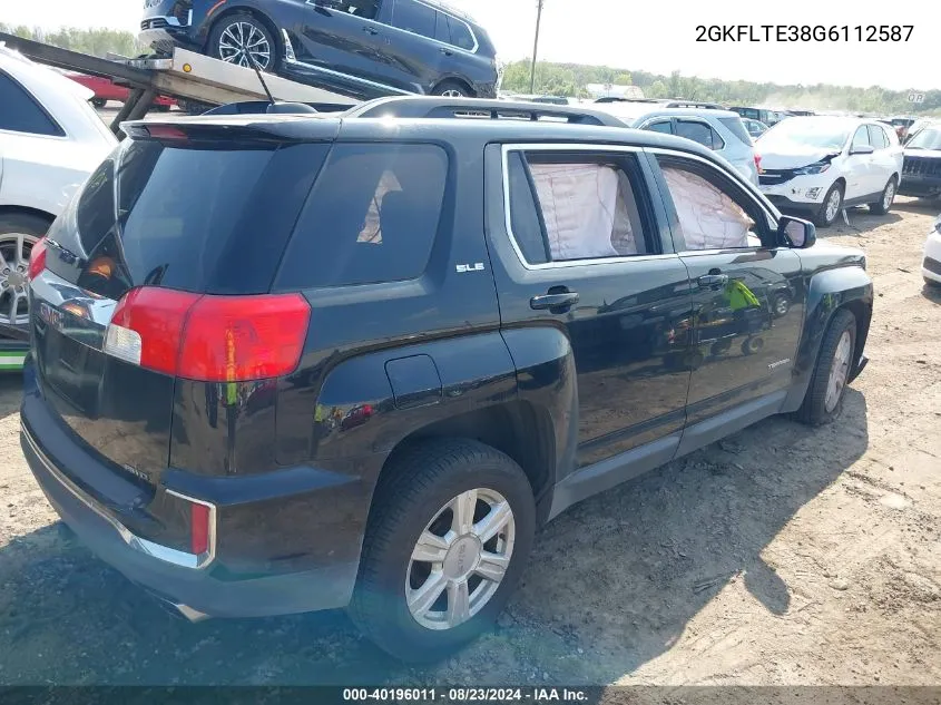 2GKFLTE38G6112587 2016 GMC Terrain Sle-2