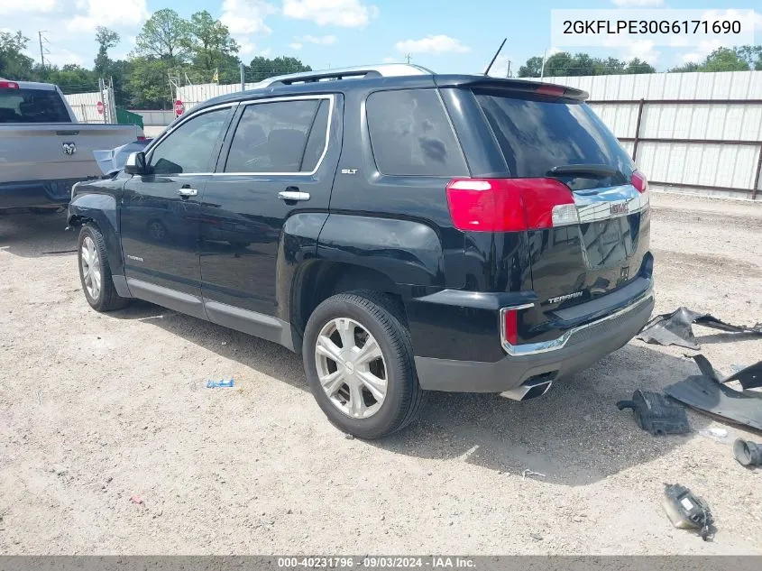 2016 GMC Terrain Slt VIN: 2GKFLPE30G6171690 Lot: 40231796