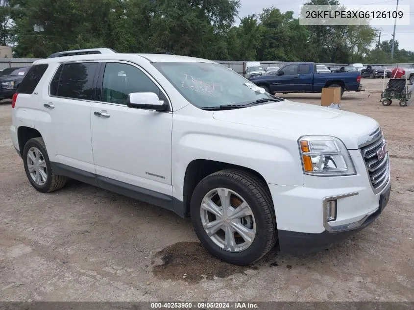 2GKFLPE3XG6126109 2016 GMC Terrain Slt