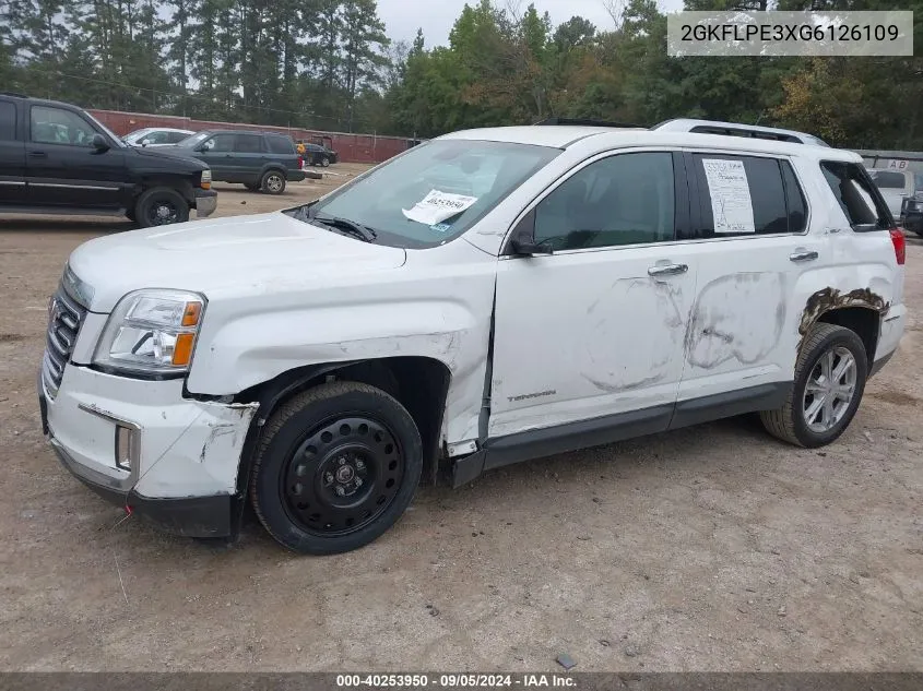 2GKFLPE3XG6126109 2016 GMC Terrain Slt