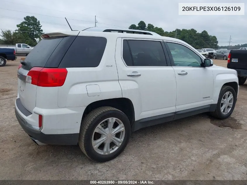 2GKFLPE3XG6126109 2016 GMC Terrain Slt