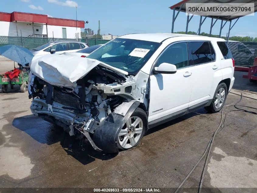 2016 GMC Terrain Sle-1 VIN: 2GKALMEK0G6297094 Lot: 40269833