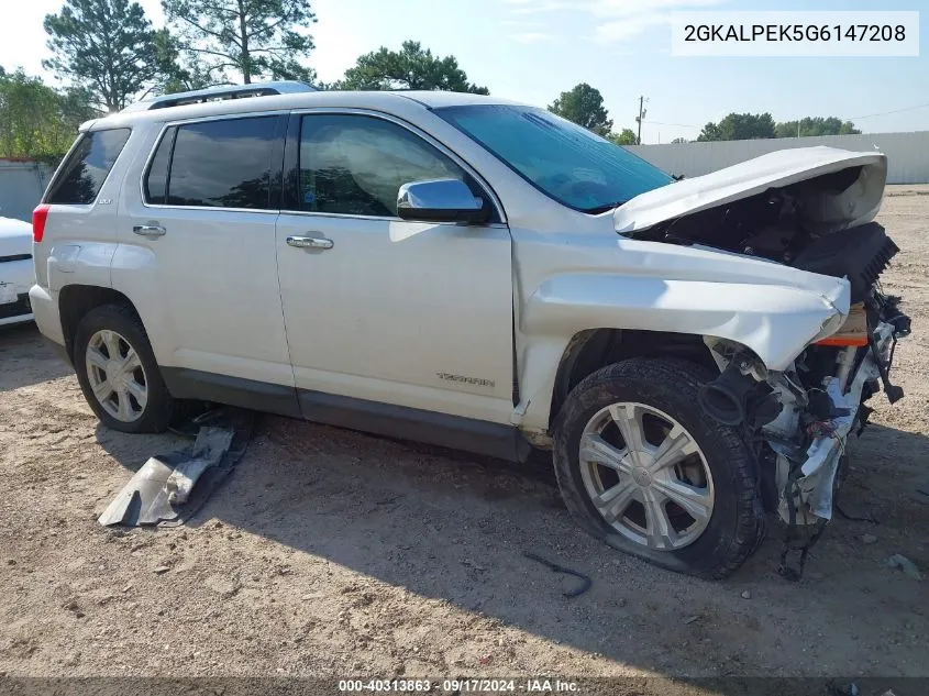 2016 GMC Terrain Slt VIN: 2GKALPEK5G6147208 Lot: 40313863