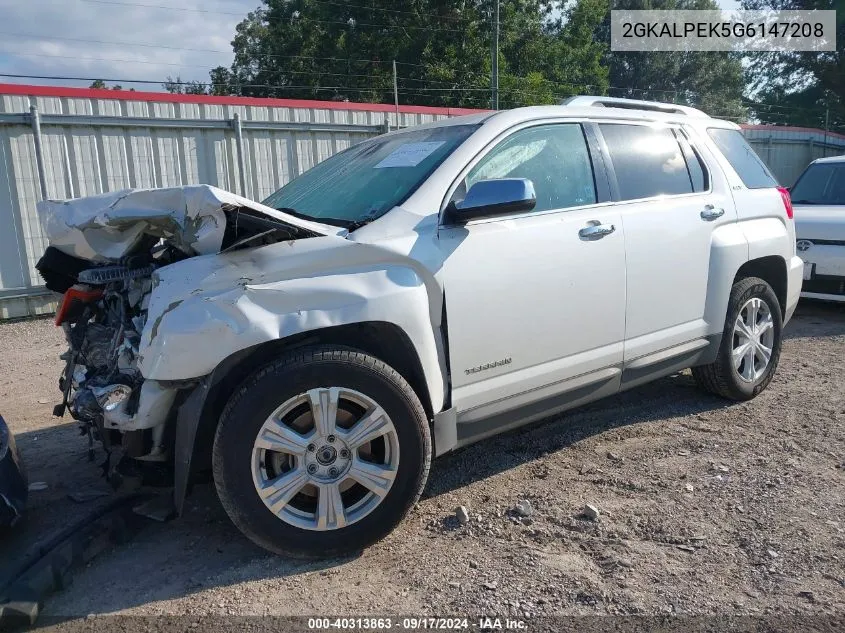 2016 GMC Terrain Slt VIN: 2GKALPEK5G6147208 Lot: 40313863