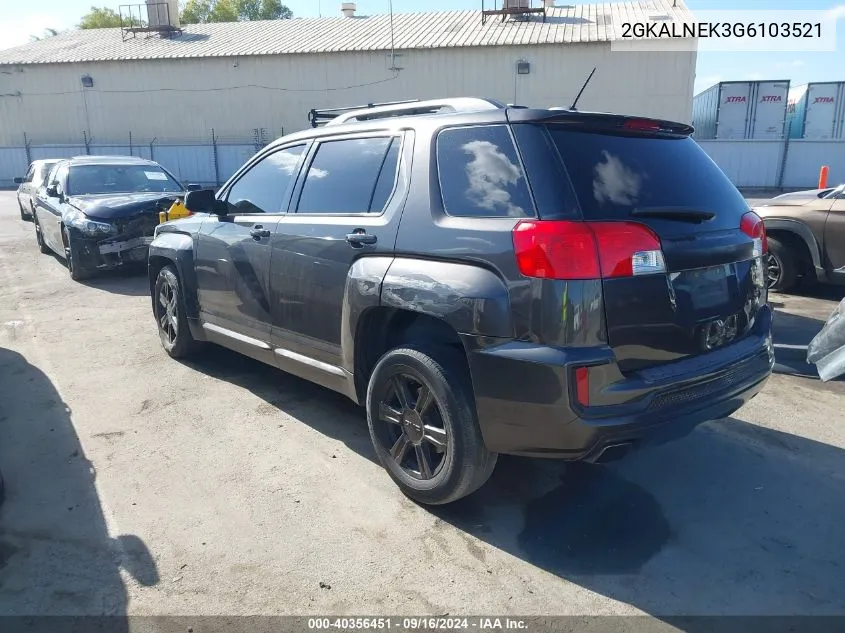 2016 GMC Terrain Sle-2 VIN: 2GKALNEK3G6103521 Lot: 40356451