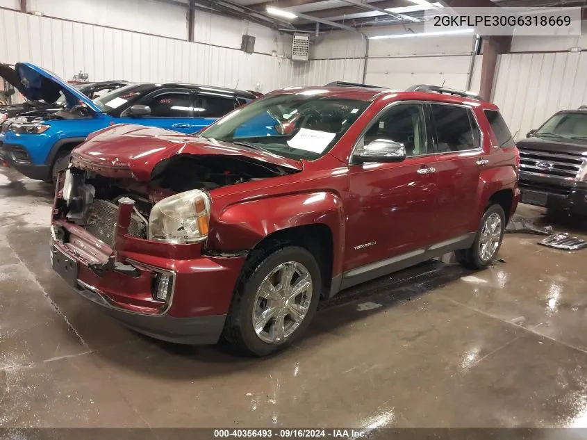 2GKFLPE30G6318669 2016 GMC Terrain Slt