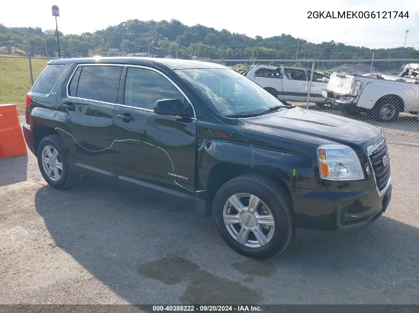 2016 GMC Terrain Sle-1 VIN: 2GKALMEK0G6121744 Lot: 40388222