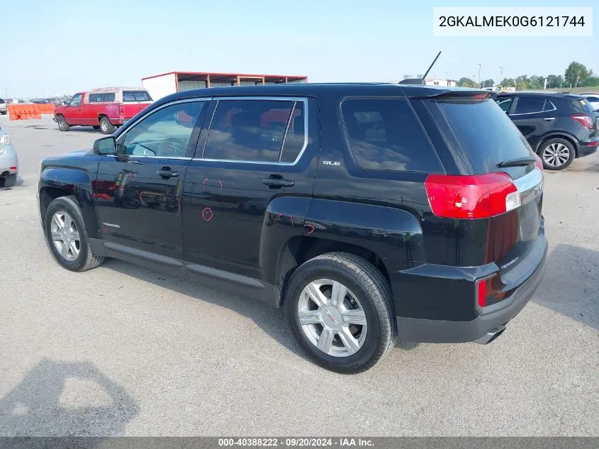 2GKALMEK0G6121744 2016 GMC Terrain Sle-1