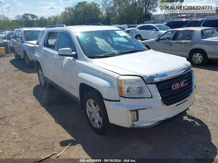 2016 GMC Terrain Sle-2 VIN: 2GKALNEK2G6324771 Lot: 40389689