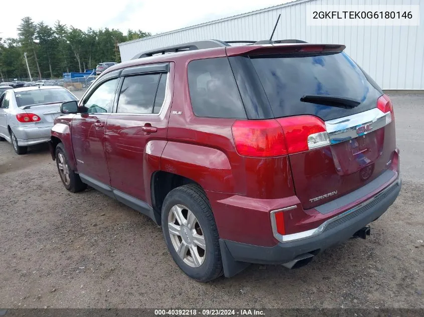 2GKFLTEK0G6180146 2016 GMC Terrain Sle-2