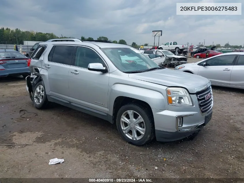 2016 GMC Terrain Slt VIN: 2GKFLPE30G6275483 Lot: 40400910