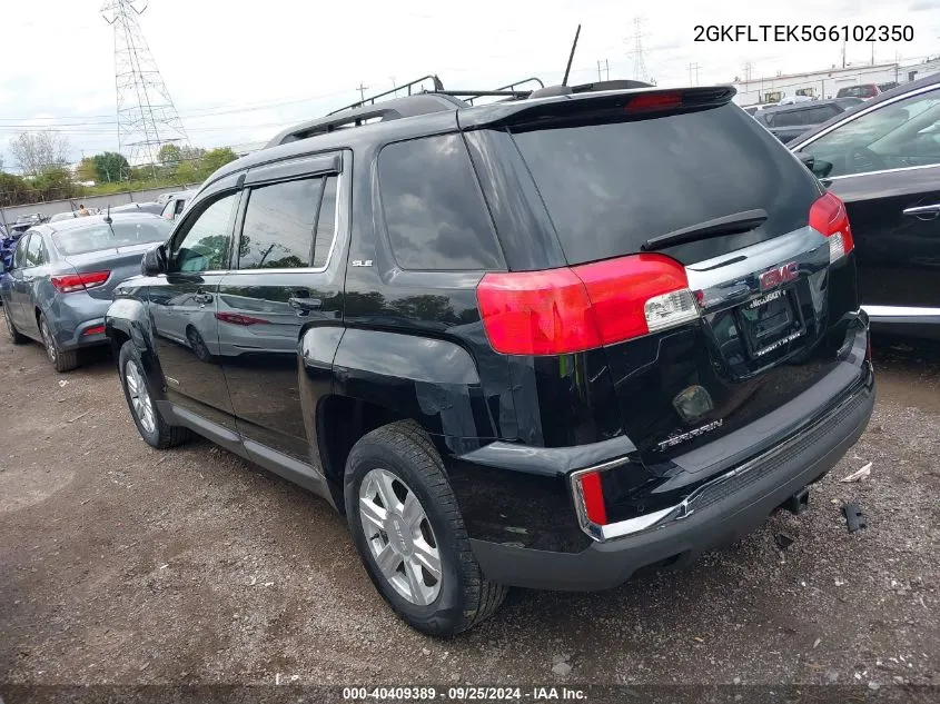 2GKFLTEK5G6102350 2016 GMC Terrain Sle-2