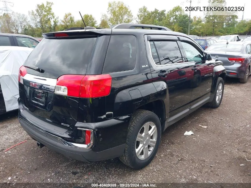 2016 GMC Terrain Sle-2 VIN: 2GKFLTEK5G6102350 Lot: 40409389