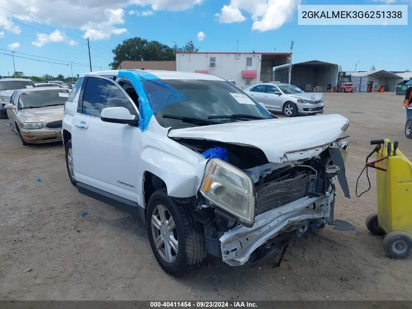 2GKALMEK3G6251338 2016 GMC Terrain Sle-1