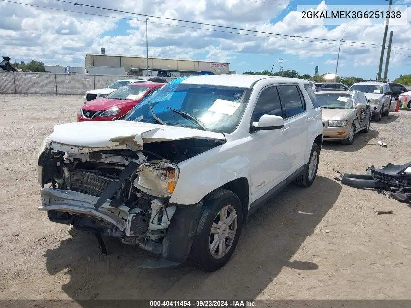 2GKALMEK3G6251338 2016 GMC Terrain Sle-1