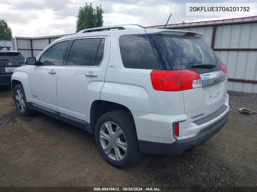 2GKFLUE37G6201752 2016 GMC Terrain Slt