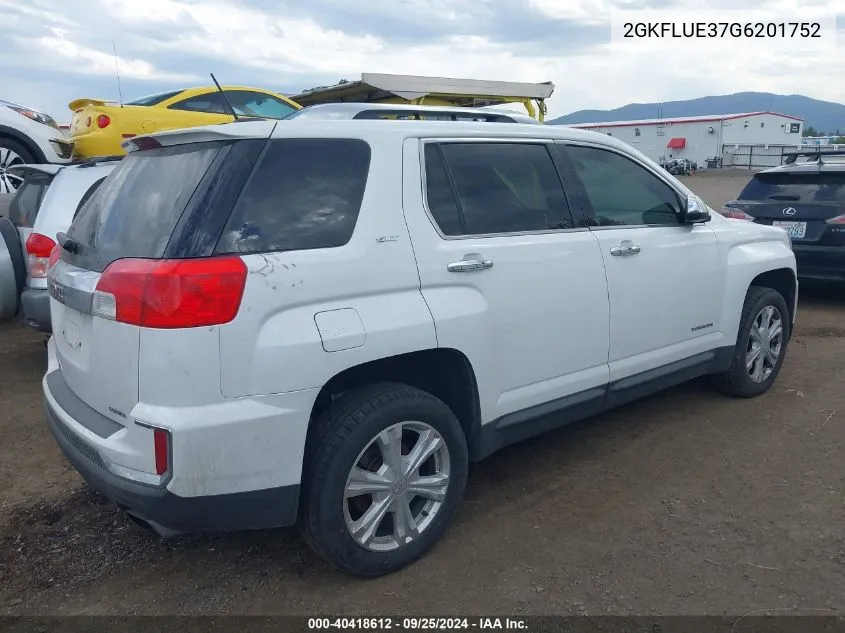 2GKFLUE37G6201752 2016 GMC Terrain Slt