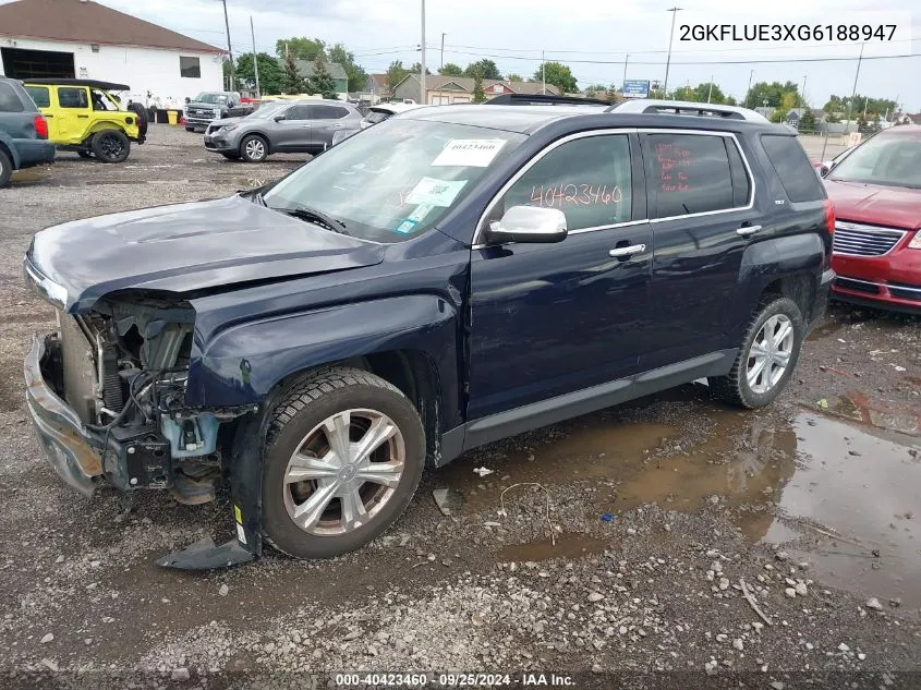 2016 GMC Terrain Slt VIN: 2GKFLUE3XG6188947 Lot: 40423460