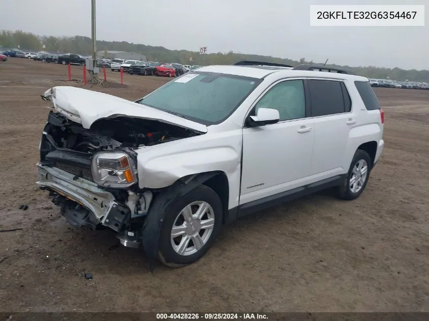 2016 GMC Terrain Sle-2 VIN: 2GKFLTE32G6354467 Lot: 40428226