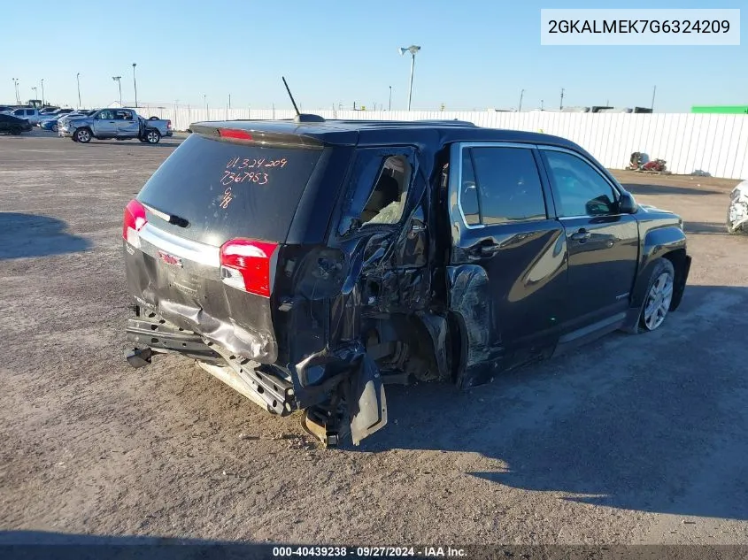 2016 GMC Terrain Sle-1 VIN: 2GKALMEK7G6324209 Lot: 40439238